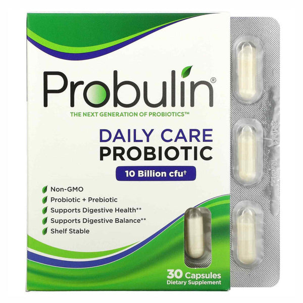 Probulin, Daily Care Probiotic 30 cps - Compra 1 lleva el otro al 50% - 2 frascos por $44.99