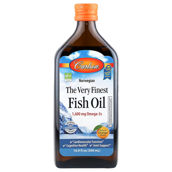 Carlson, Aceite de Pescado Noruego, Orange, 16.9 fl oz (30% de Descuento)