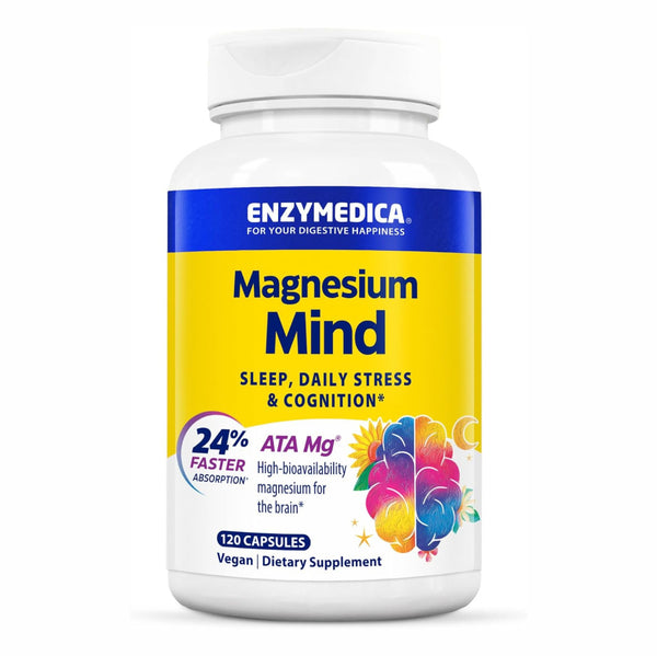 Enzymedica, Magnesium Mind, 120 cps (33% de Descuento)